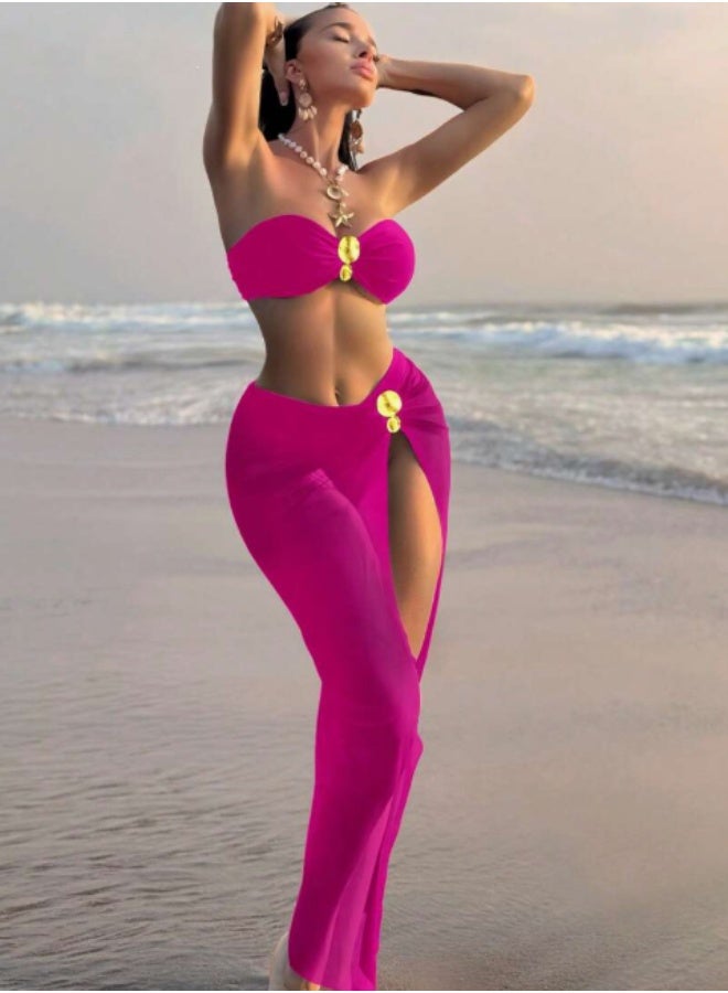 Elegant and Modern 3-Piece Swimwear Set – Comfortable and Secure Design for Beach, Pool, and Summer Activities - Image 3